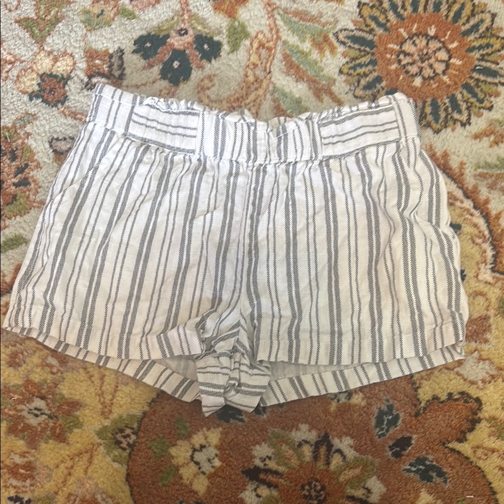 Old Navy High Waist White and Black Shorts